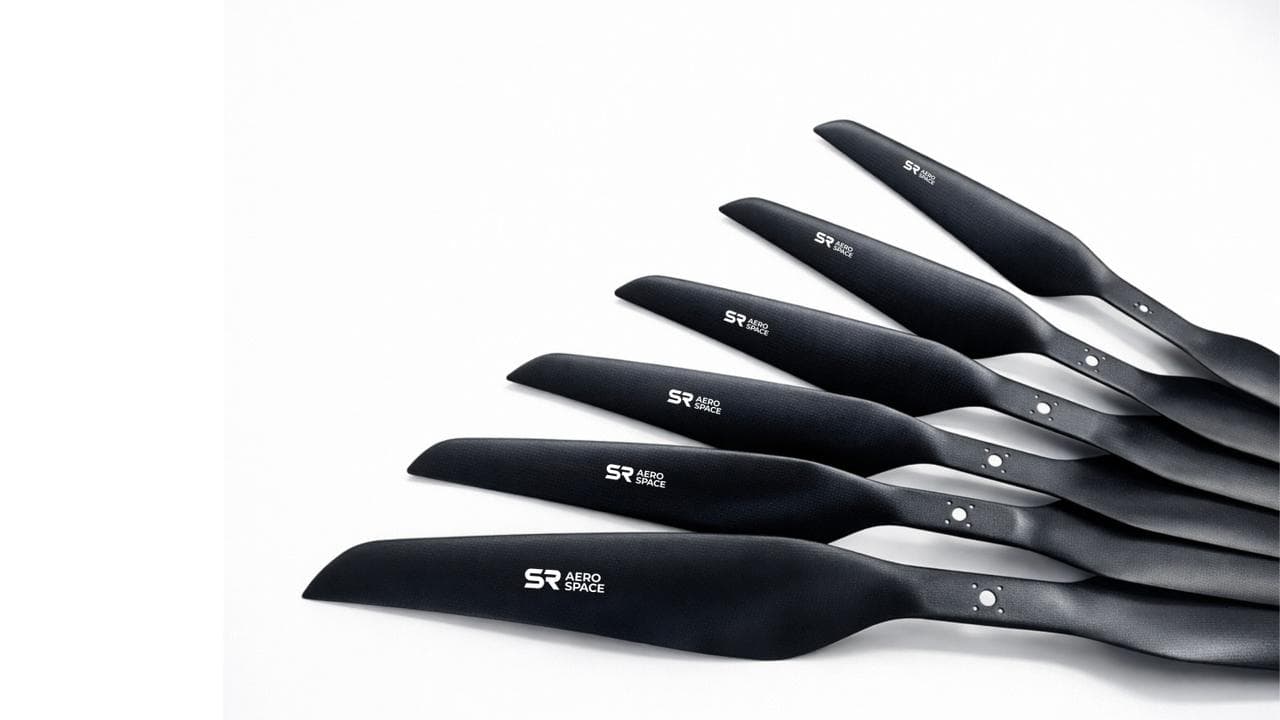 S R Aerospace SRY Series carbon fiber propellers
